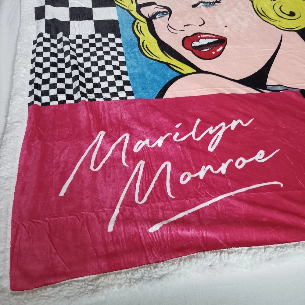 Marilyn Monroe Pop Art Soft And Comfy Big Throw Blanket Bedsure 100% Polyester